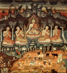 První kázání a Khattana Kuman Jataka, 1867
