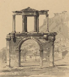 Hadriánův oblouk, 1890.
