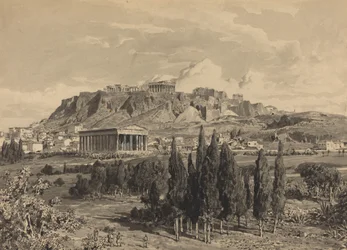 Hephaestův chrám, 1890.