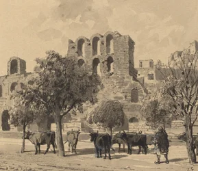 Divadlo Herodes Atticus, 1890.