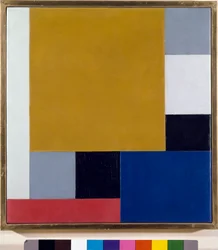 Kompozice 22 Obraz Theo Van Doesburg (1883-1931) 1920 Eindhoven, Stedelijk Van Abbemuseum