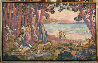 Koupající se u moře, 1907-08