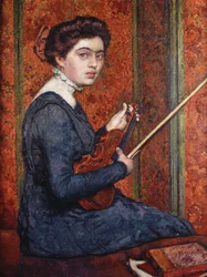 Žena s houslemi