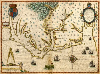Americae Pars, Nunc Virginia... (Mapa Virginie)