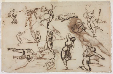 List skic verso, 1819.
