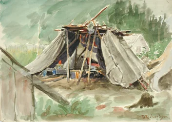 Indian Camp, Aljaška, ca. 1880-1914.
