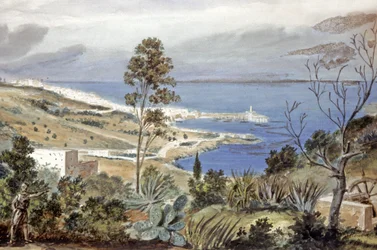 Näkymä Algerista, n. 1835 (akvarelli)