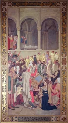 The Miracle of St. Genevieve, 1883 (nástěnná malba)