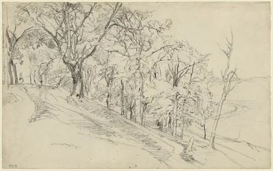 Les v Boisrémond (recto); Chata v lese (verso)