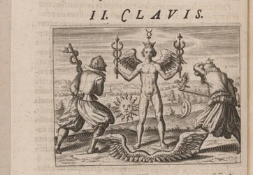 Ilustrace pro Tripus Avrevs, tedy tři pojednání vybraných chemiků.., 1618