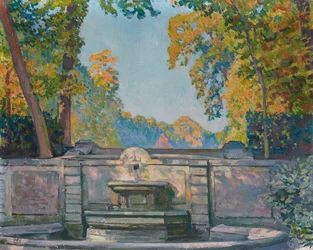 Fontána, cca 1917-1922.