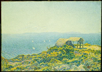 L"Ile du Levant, vu du Cap Benat, 1893