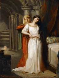 Desdemona odchází do své postele, 1849.