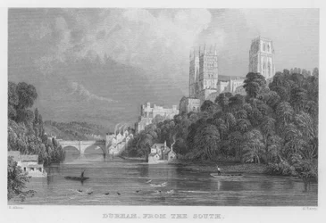 Durham, z jihu (rytina)