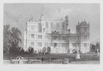 Wollaton Hall, Nottinghamshire (rytina)