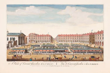 Pohled na Covent Garden, Londýn