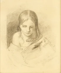 Sketch From Nature, Said To Be Ines Fletcher (tužka)