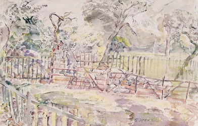 Namáčení ovcí, New Street, Ridley, 1941