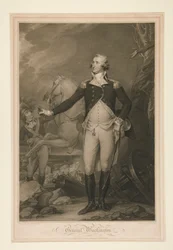 George Washington v bitvě u Trentonu (1792)