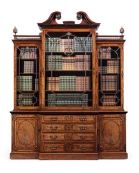 Knihovna knihovny George III sekretáře, kolem roku 1765