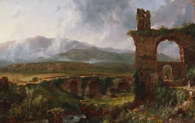 Pohled poblíž Tivoli Morning, 1832.