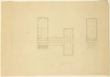 Velký plán Ohio State House, c.1838