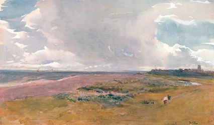 Southwold z pláže, c1860-1890, 1906.