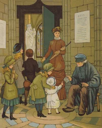 Rouen: Blind Pierre (barevné lito)