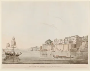 Ramnagar, poblíž Benares, na řece Ganga