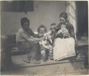 [Frances Crowell s Unidentified Boy, Katie, James a Frances Crowell], 1890., 1890.