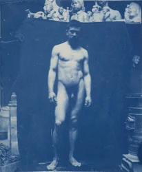 Stojící akt Samuel Murray, c. 1890-1892.