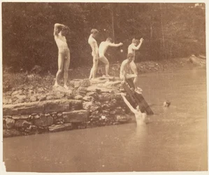 Thomas Eakins a studenti, c. 1883.
