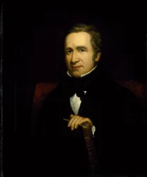 Portrét sira Josepha Paxtona, asi 1844 (olej na plátně)