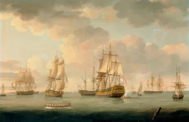 Britské válečné lodě na Spithead