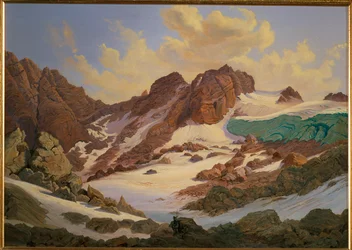 Dachstein při pohledu z Gosau (malba na plátně)