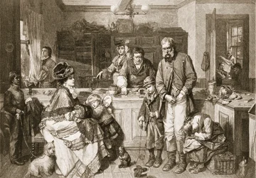 Z ruky do úst - Byl jedním z mála, kdo by neprosil, hospoda. 1879.
