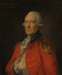 Podplukovník Paul Pechell 1724-1800.