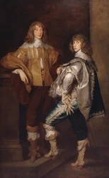 Lordi John a Bernard Stuartovi, podle Anthonyho van Dycka, asi 1760-70 (olej na plátně)