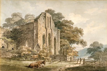 Opatství Valle Crucis, Denbighshire, severní Wales