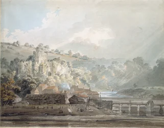 Pohled na Chepstow, Monmouthshire, c.1791-1792