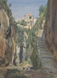 Glen v Sorrentu, polovina 19. století.