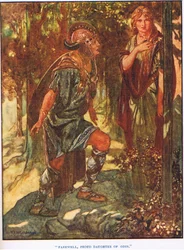 Sbohem, hrdá Ódinova dcero (litografie)