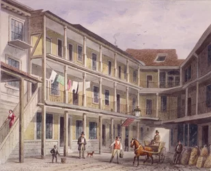 Aldgate High Street, Londýn, c1850