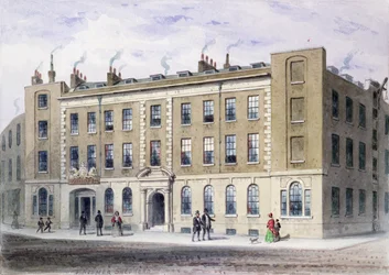 Apothecaries Lane, 1855 (wc na papíře)