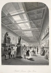 Britské muzeum, Elgin Room, z hospody 