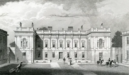 Burlington House, Královská akademie umění, Piccadilly, Londýn, c.1829-31