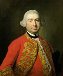 Portrét Johna Bearda (asi 1717-91), herce a zpěváka