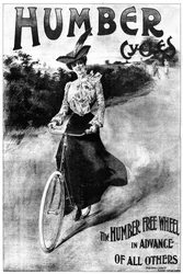 Reklama na Humber Cycles, 1902-1903.