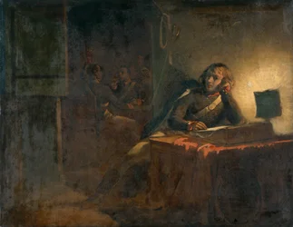‚Interiér s důstojníky britské armády‘, 1835-1882