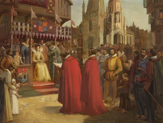 Návštěva královny Alžběty I. v Bristolu